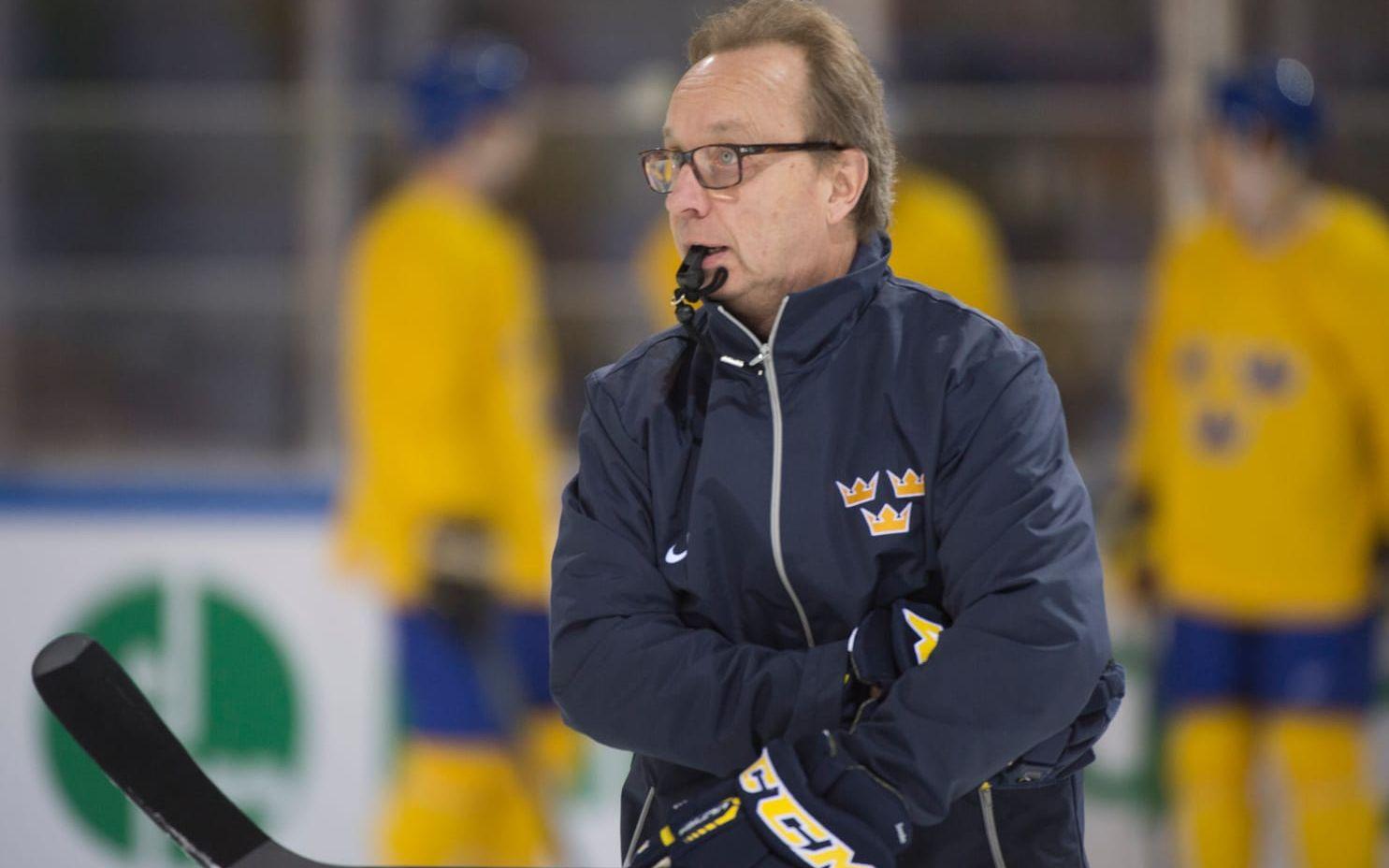 
Pär Mårts under tiden som förbundskapten för Tre Kronor. Arkivbild. 