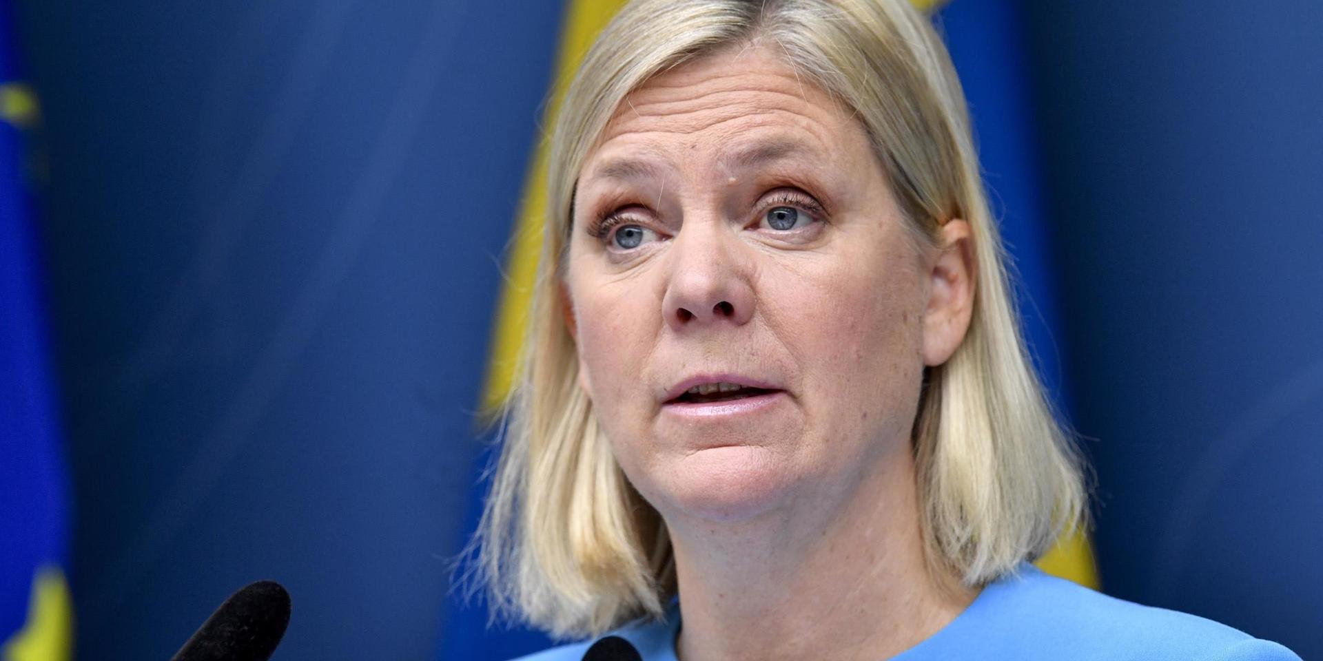 STOCKHOLM 20200921 Finansminister Magdalena Andersson (S). Arkivbild.