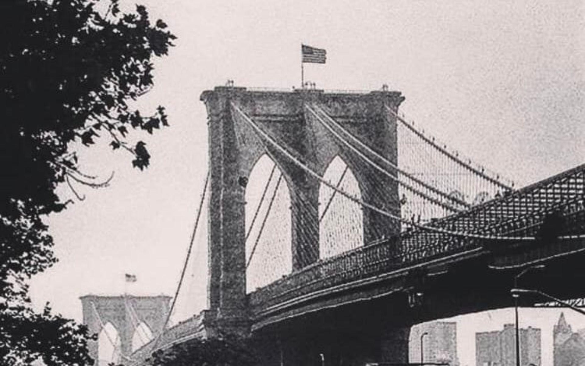 Michael Öhlund-Lindelöw har varit i New York och tagit en bild på Brooklyn Bridge.