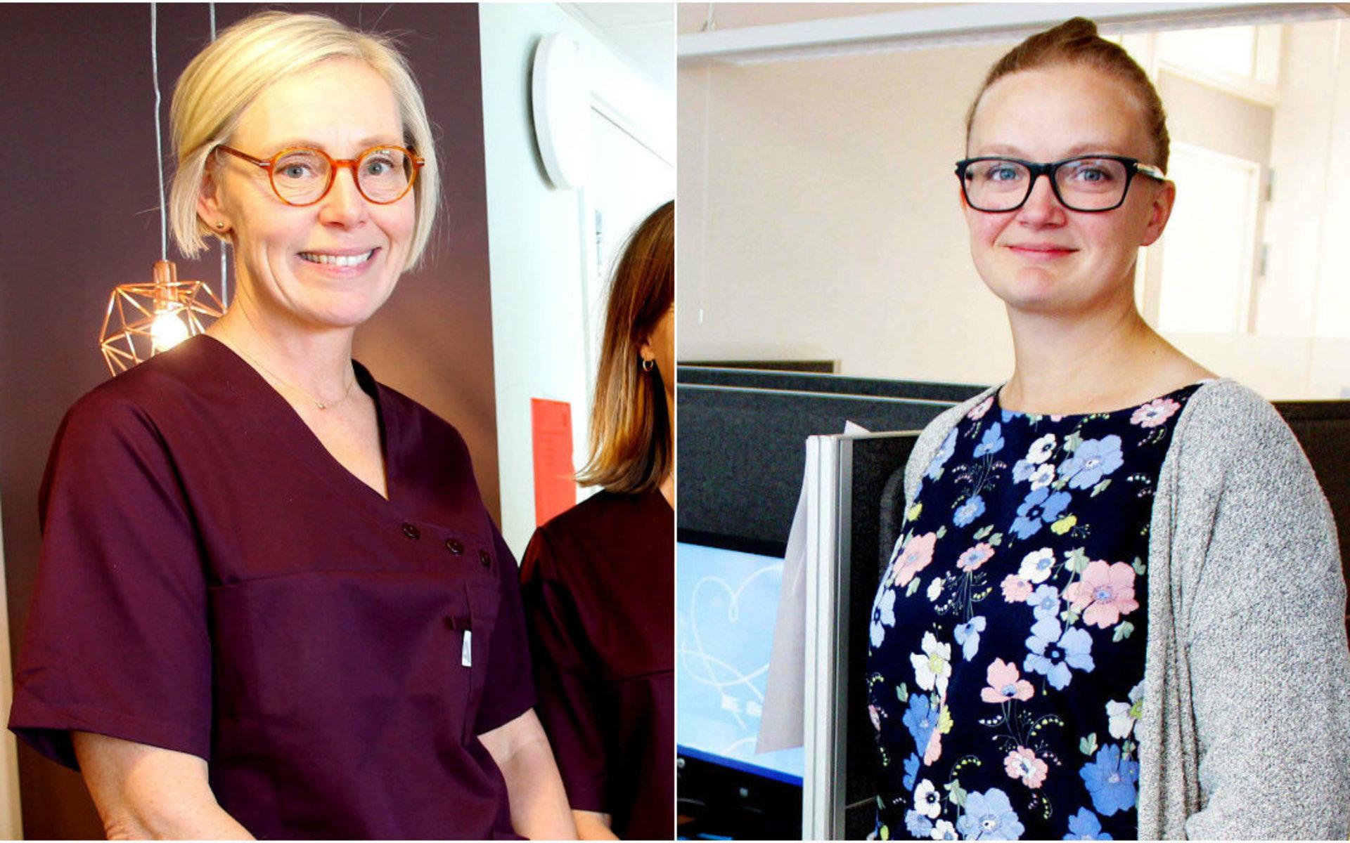 Charlotte Ericson på Bohuslinden och Marlene Midtvedt på Capio vårdcentral förbereder sina respektive vårdcentraler för eventuella fall av coronavirus i Strömstad. 