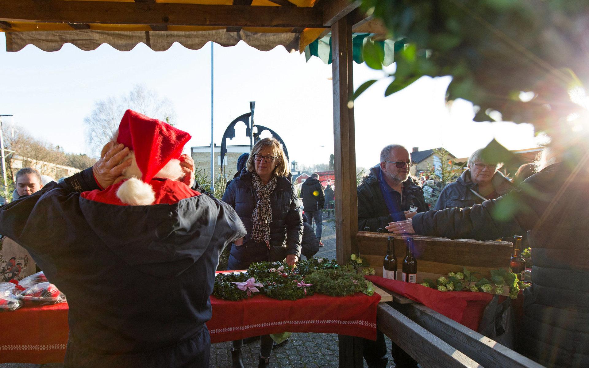 Julmarknad i Lödöse 2019.