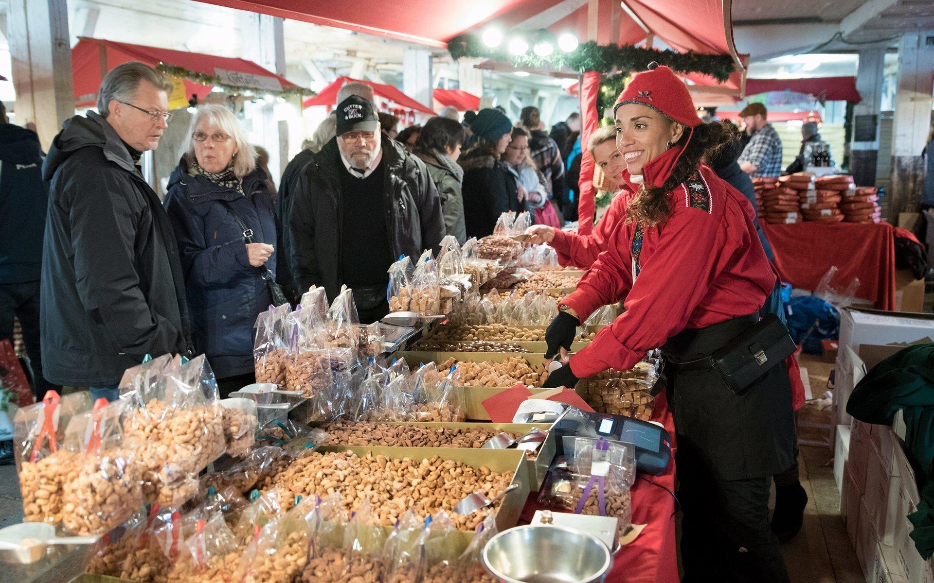 Julmarknad på Koberg 2015.