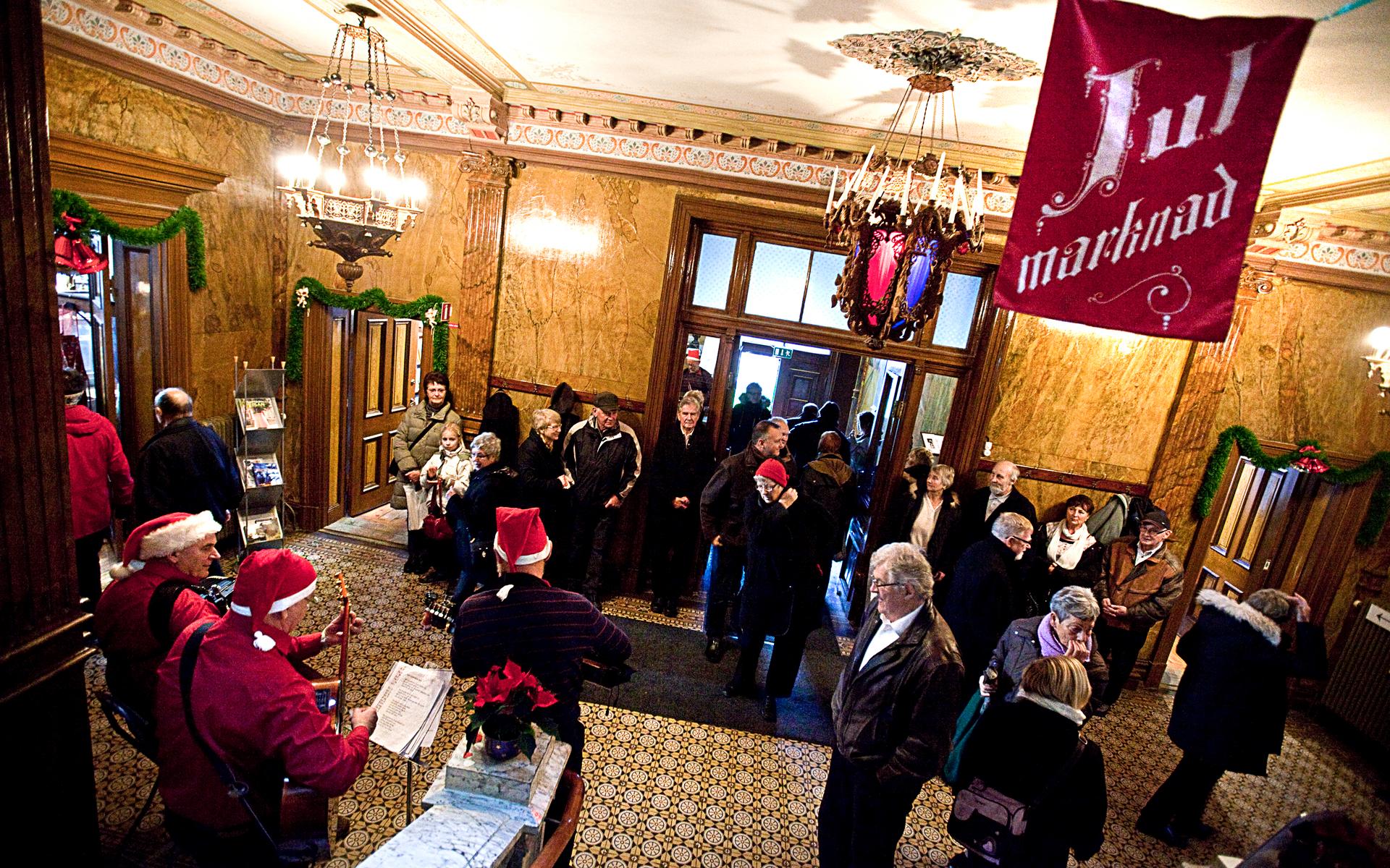 Julmarknad i Vänersborg 2011.