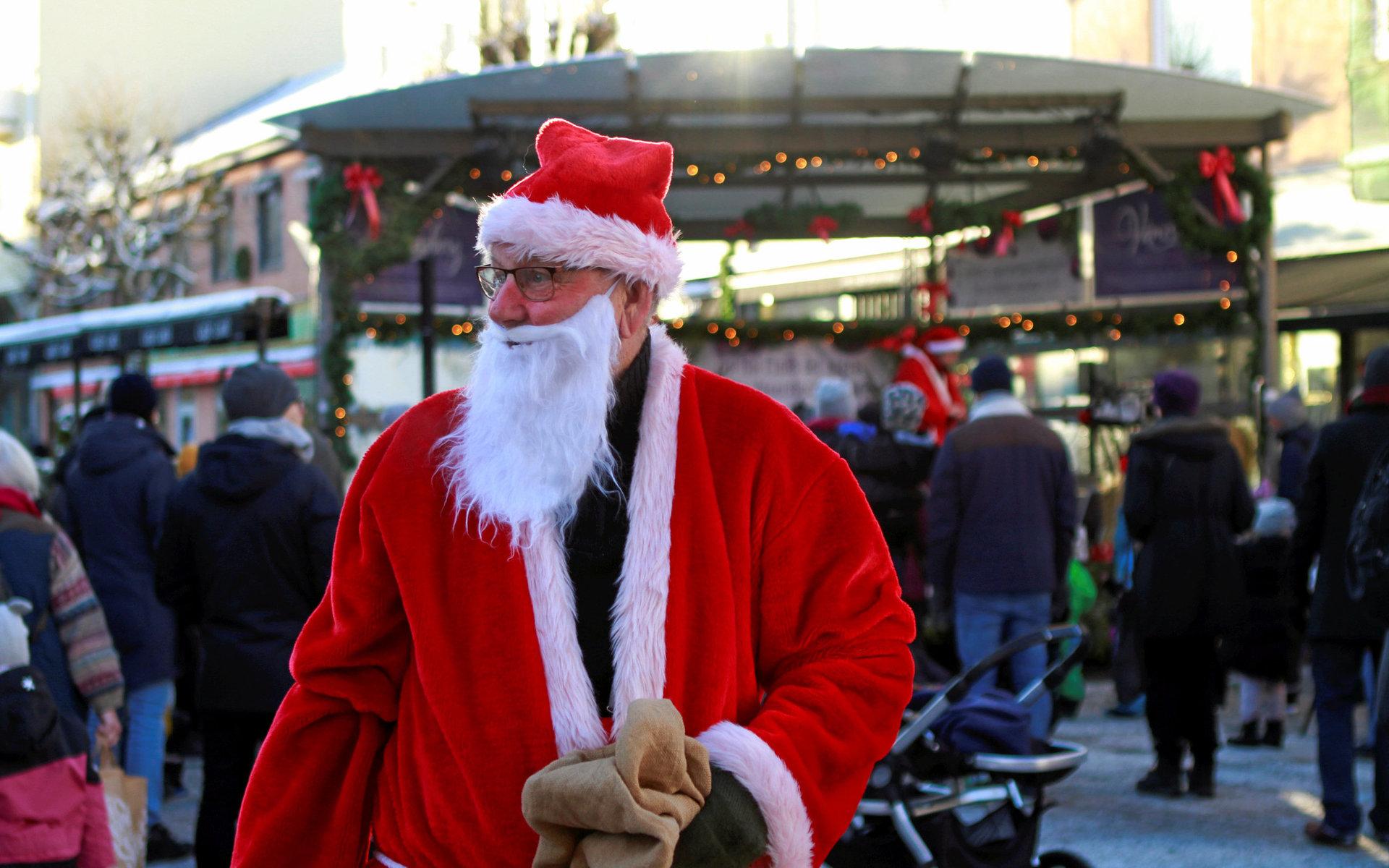 Julmarknad i Vänersborg 2019.