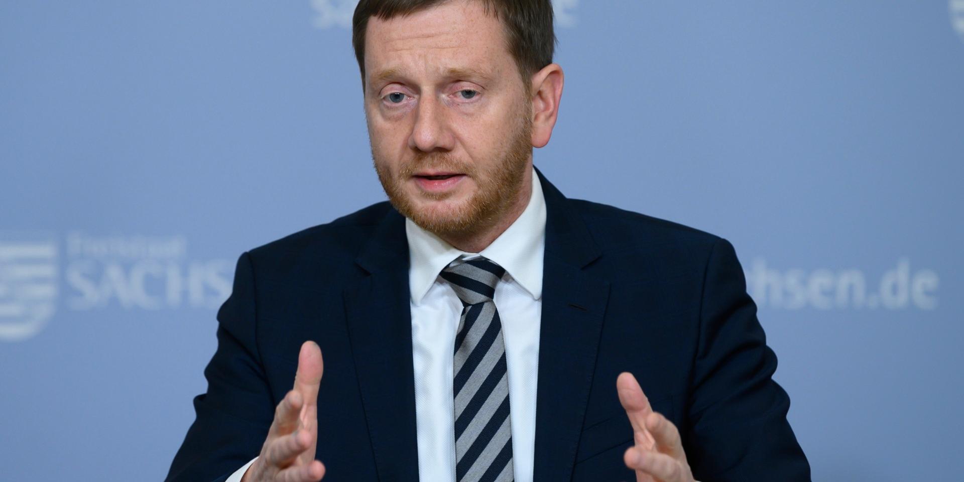 Michael Kretschmer (CDU), ministerpresident i Sachsen.