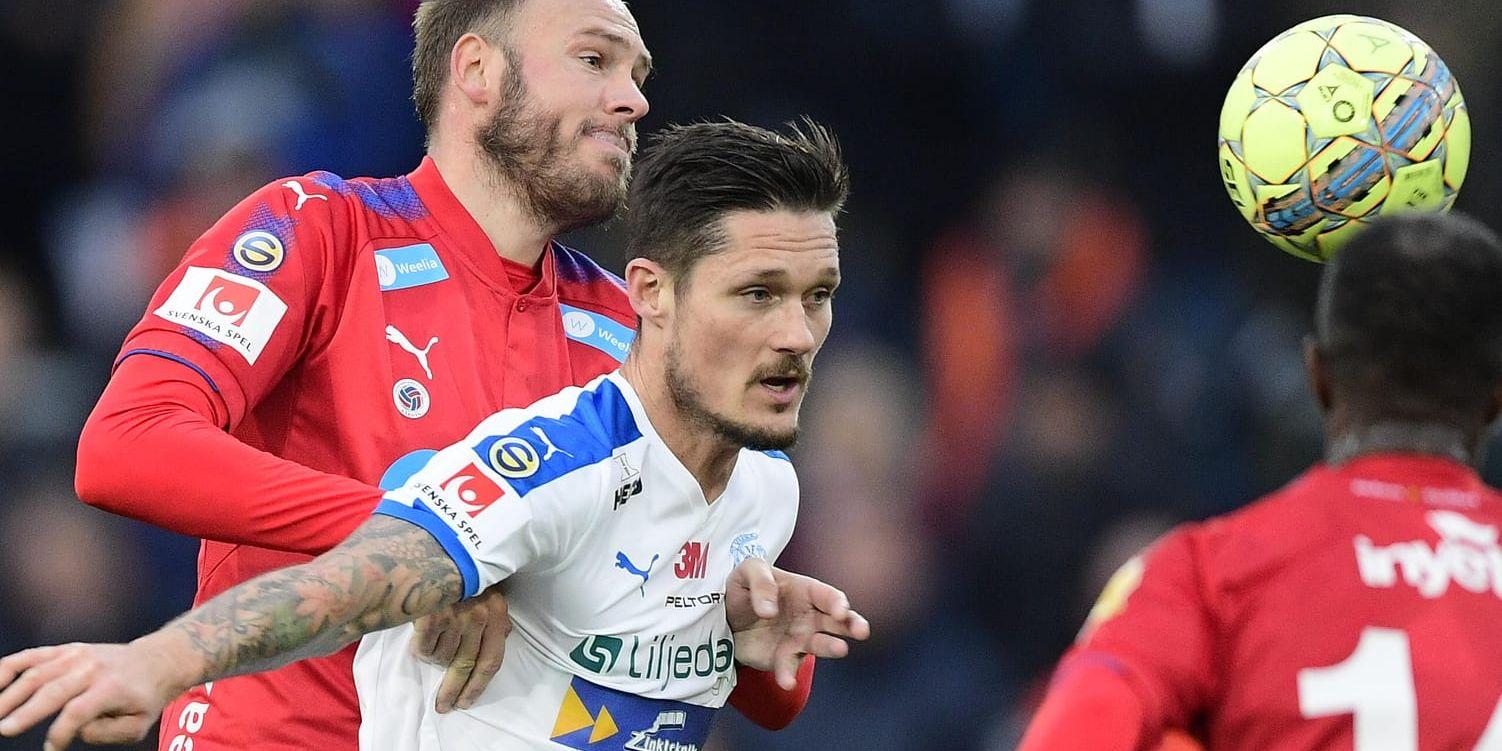 Andreas Granqvist får en ny lagkamrat i allsvenska nykomlingen Helsingborg. David Boysen, senast i Elfsborg, har skrivit på ett 2+1-kontrakt. Arkivbild.