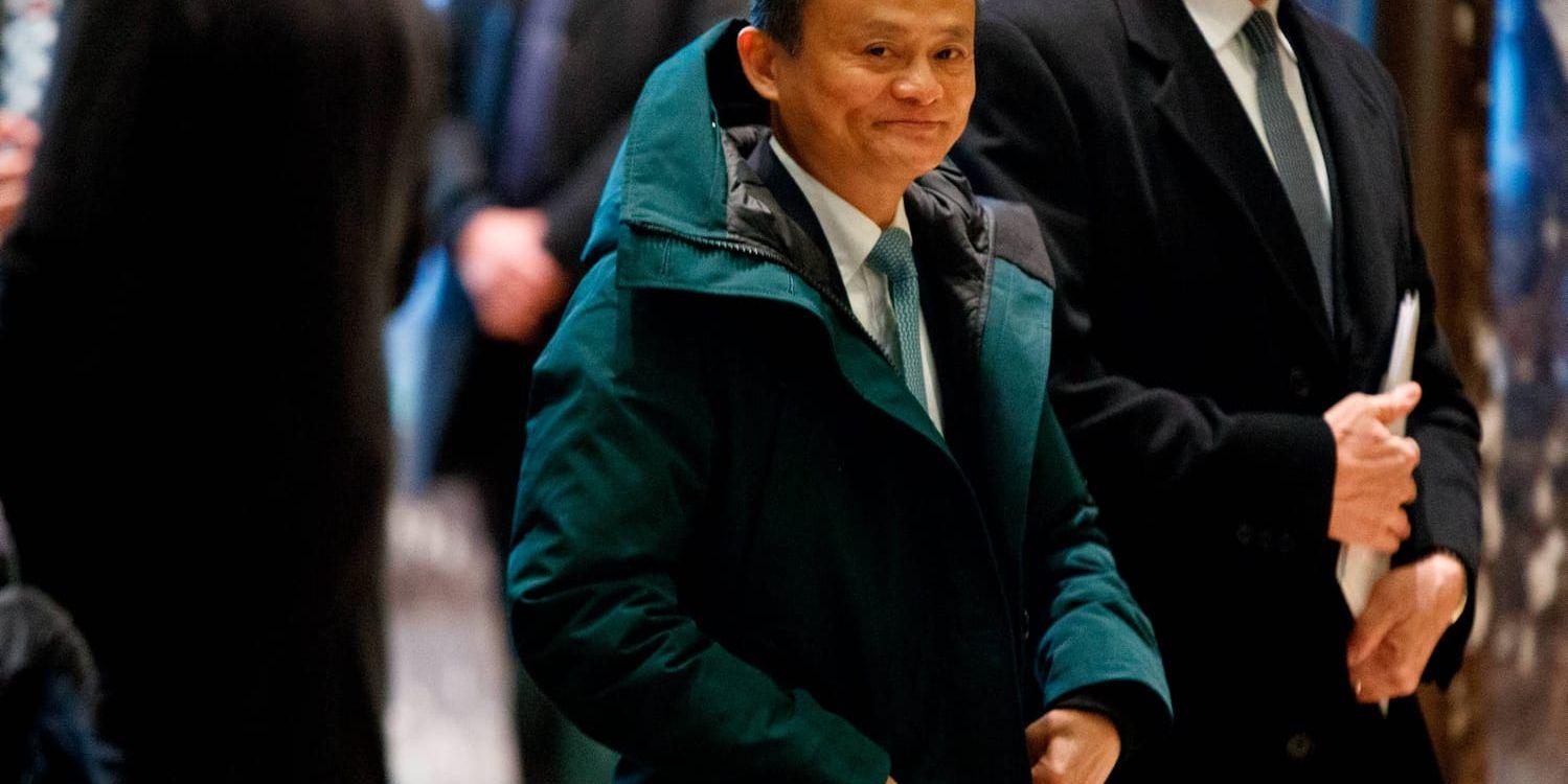 Alibabas grundare Jack Ma är god för nästan 400 miljarder kronor. I morgon träffar han statsminister Stefan Löfven. Arkivbild.