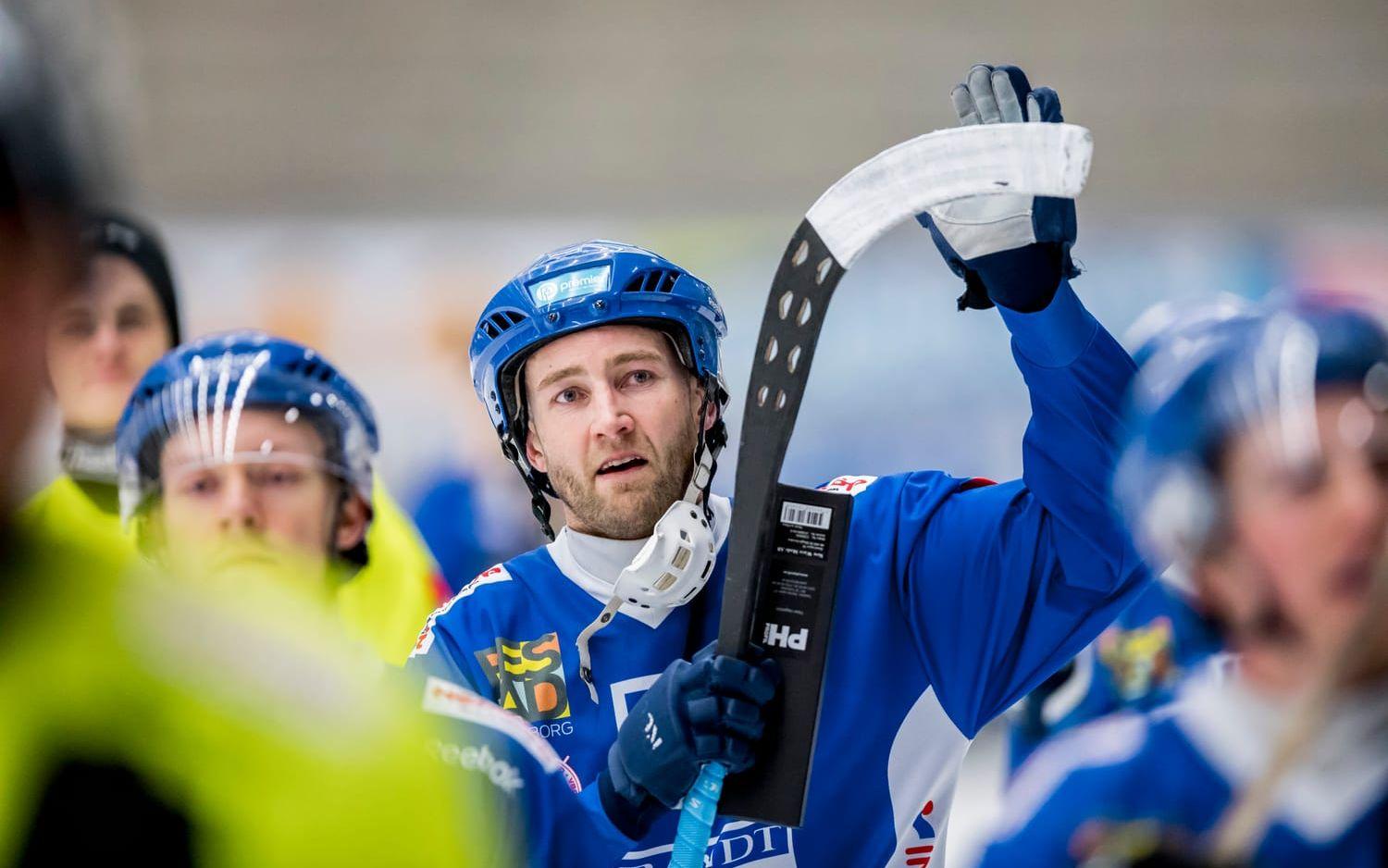 Bild: Sebastian LaMotte. Joakim Hedqvist gjorde sin vana trogen mål, närmare bestämt tre stycken.