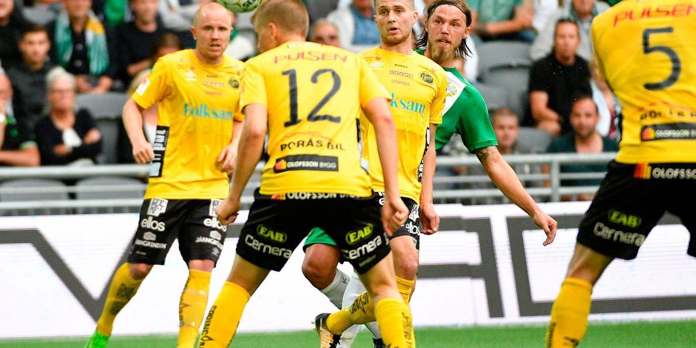 Björn Paulsen sköt tre poäng till sitt Hammarby mot Elfsborg.