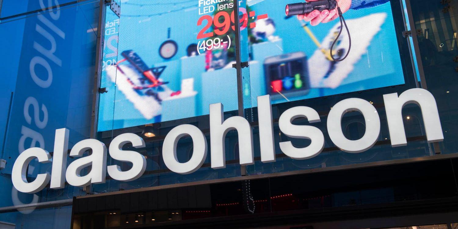 Clas Ohlson ska spara mellan 200–250 miljoner kronor om året från och med verksamhetsåret 2020/2021. Arkivbild.