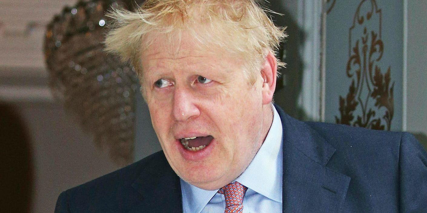 Boris Johnson, här fotograferad den 17 juni, är favorittippad att efterträda Theresa May som partiledare för Konservativa partiet.